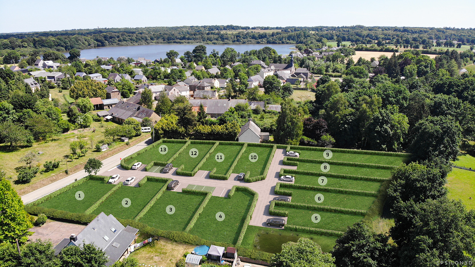 Plan masse Le Bois des Haduc